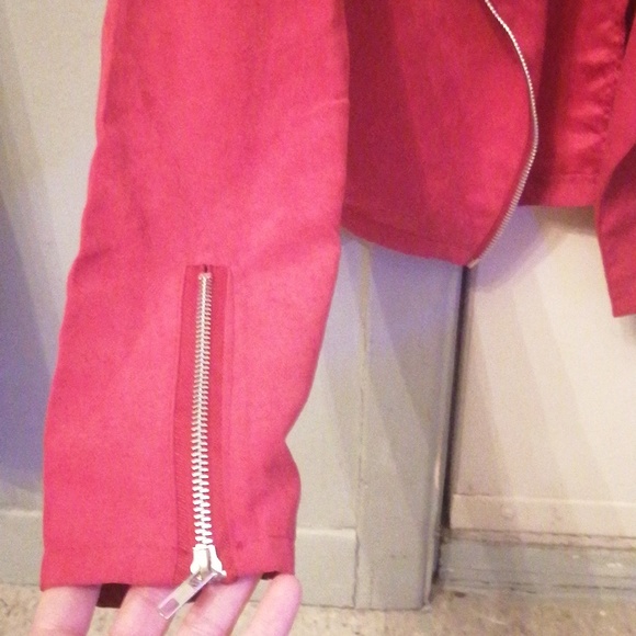 Crop top biker spring coat - Picture 2 of 3